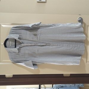 Madewell striped shirt dress, size XL
